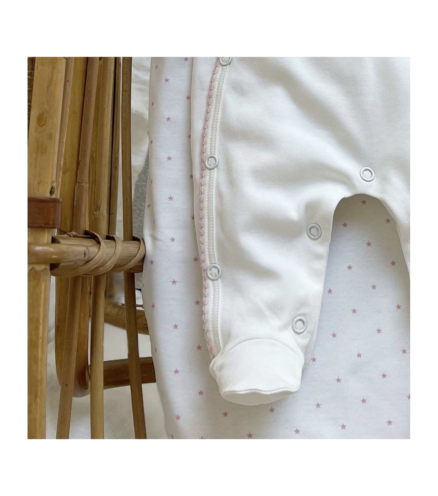 Pyjama élégant bébé garçon 2 en 1 Col gris - Ma Première Valise