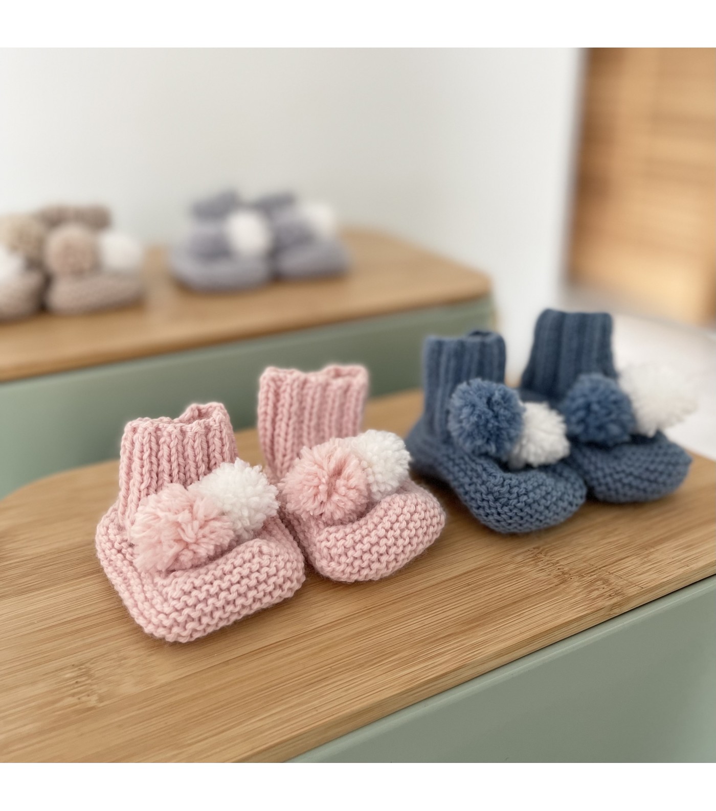 Kit tricot - Bonnet et chaussons pour bébé
